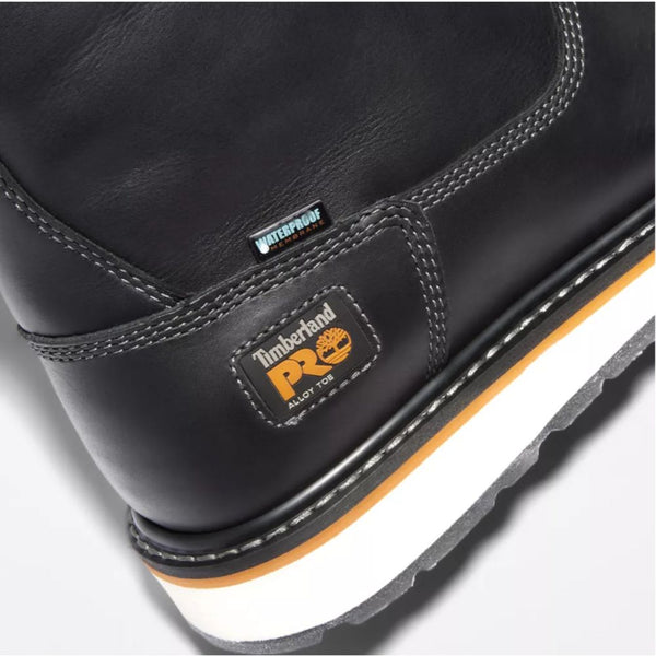 Timberland PRO Gridworks Men's 8" WP Alloy Toe CSA Work Boot A12EO - Black