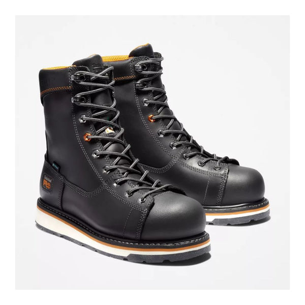 Timberland PRO Gridworks Men's 8" WP Alloy Toe CSA Work Boot A12EO - Black
