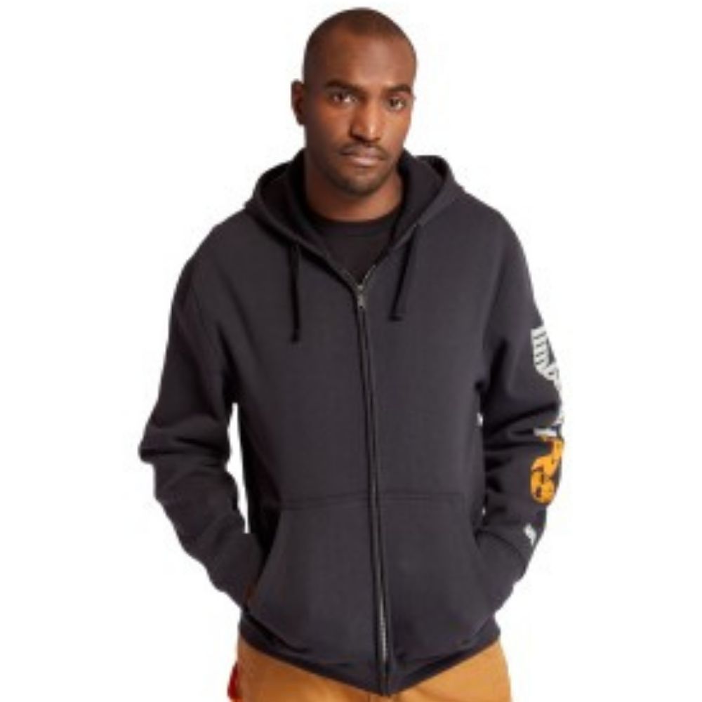 Timberland PRO Hood Honcho Full Zip Work Hoodie TB1A235X001 - Black