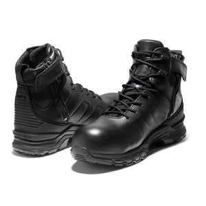 Timberland PRO Valor Hypercharge 6" Unisex Composite Toe Waterproof Side Zip Uniform Boot - Black TB0A1XVN001