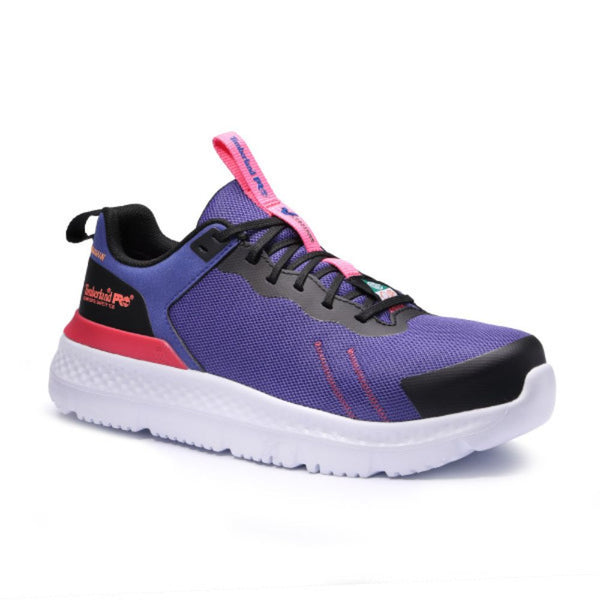 Timberland PRO Setra Women's Composite Toe Athletic Work Shoe TB0A5PTX524 - Purple/Pink