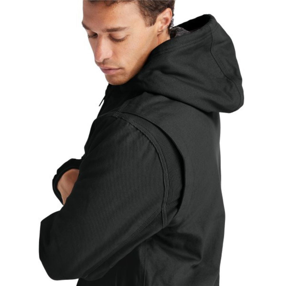 Timberland PRO® Men's Gritman Lined Canvas Hooded Jacket - Black TB0A1VB4015