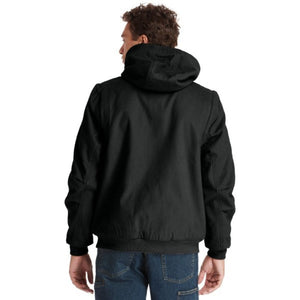 Timberland PRO® Men's Gritman Lined Canvas Hooded Jacket - Black TB0A1VB4015