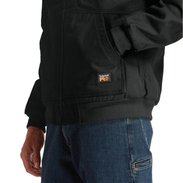 Timberland PRO® Men's Gritman Lined Canvas Hooded Jacket - Black TB0A1VB4015