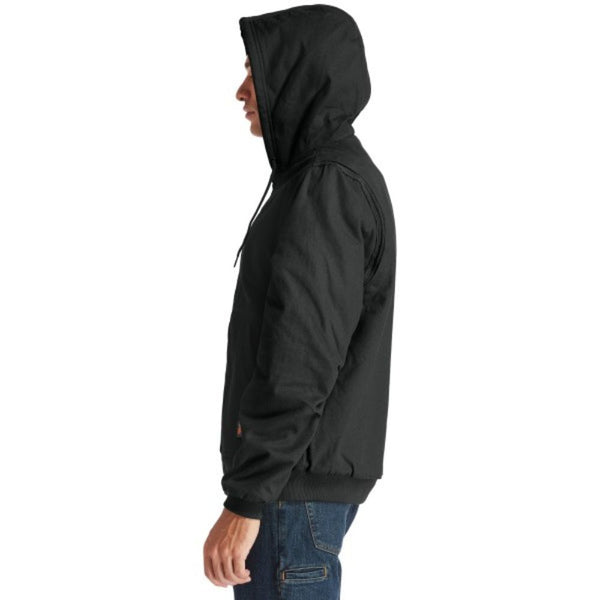 Timberland PRO® Men's Gritman Lined Canvas Hooded Jacket - Black TB0A1VB4015