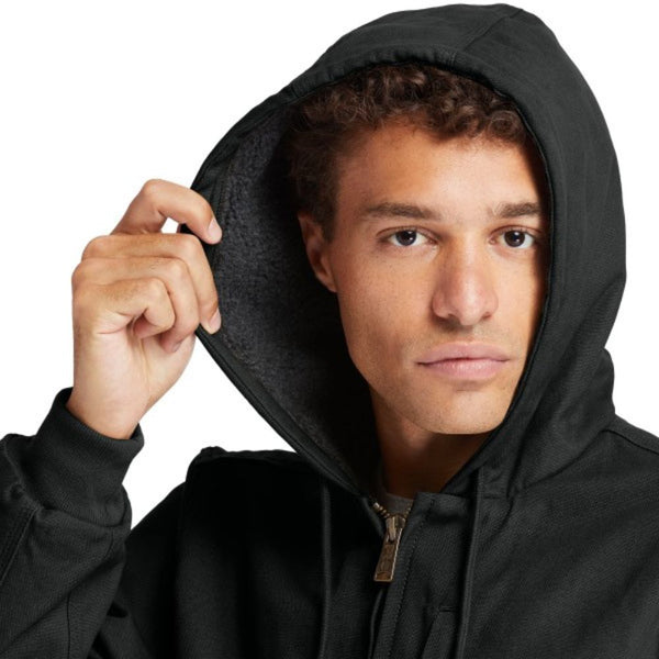 Timberland PRO® Men's Gritman Lined Canvas Hooded Jacket - Black TB0A1VB4015