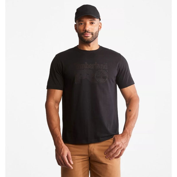 Timberland PRO® Men's Short-Sleeve Textured Graphic Work T-Shirt - Black