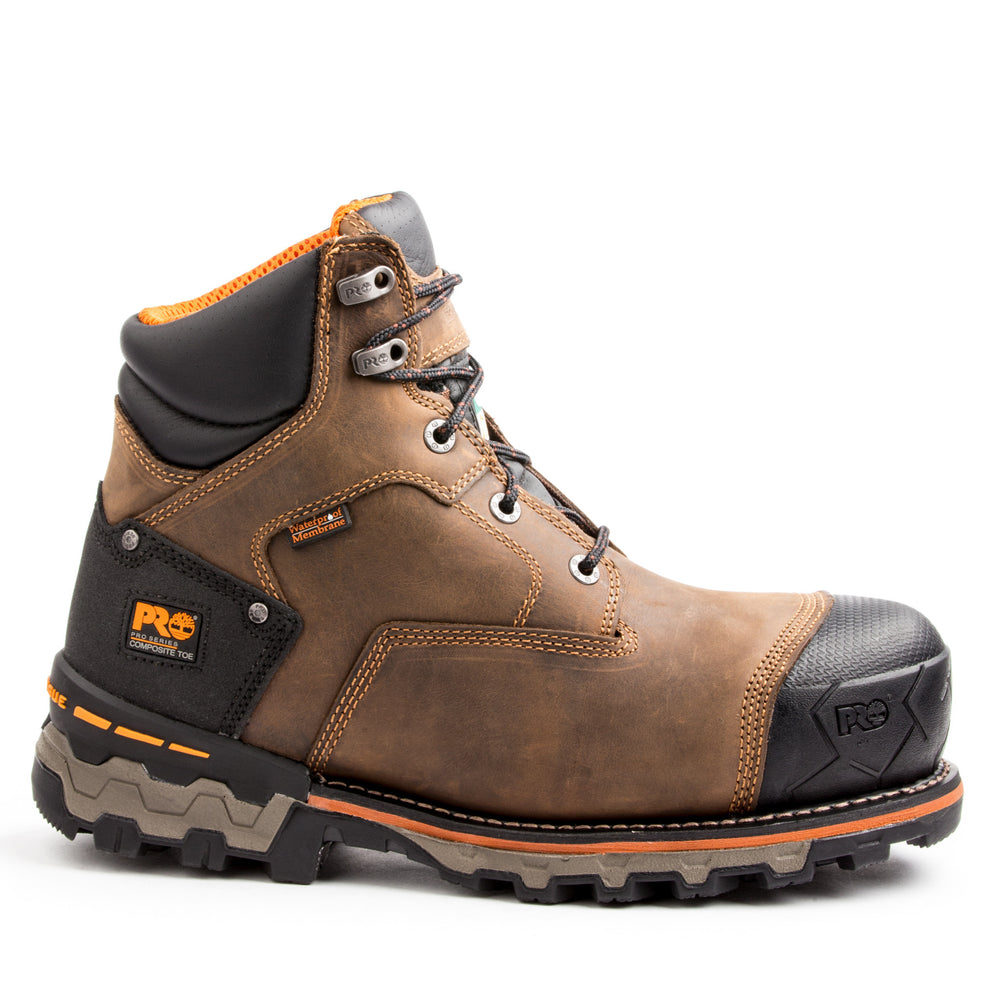 Timberland Pro Men's Leather 6" Boondock Composite Toe Safety Boot