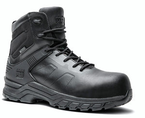 Timberland PRO Valor Hypercharge 6" Unisex Composite Toe Waterproof Side Zip Uniform Boot - Black TB0A1XVN001