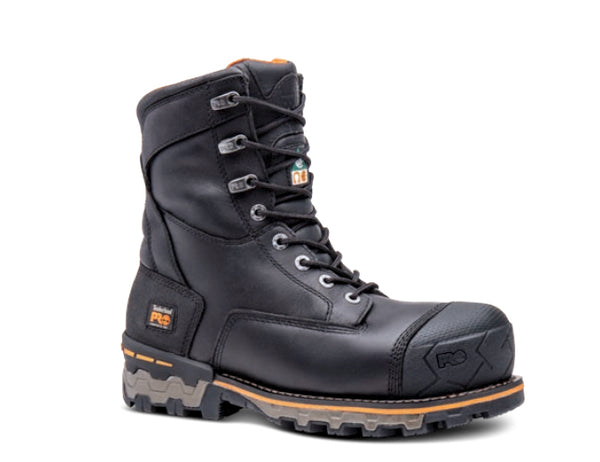 Timberland PRO Boondock TB0A2APK001 Unlined Men's 8" Composite Toe Work Boot - Black