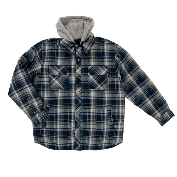 TOUGH DUCK SHERPA LINED HOODED SHIRT WS031