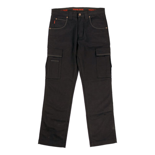 Tough Duck Women’s 360° Stretch Waist Cargo work Pant WP10 - Black