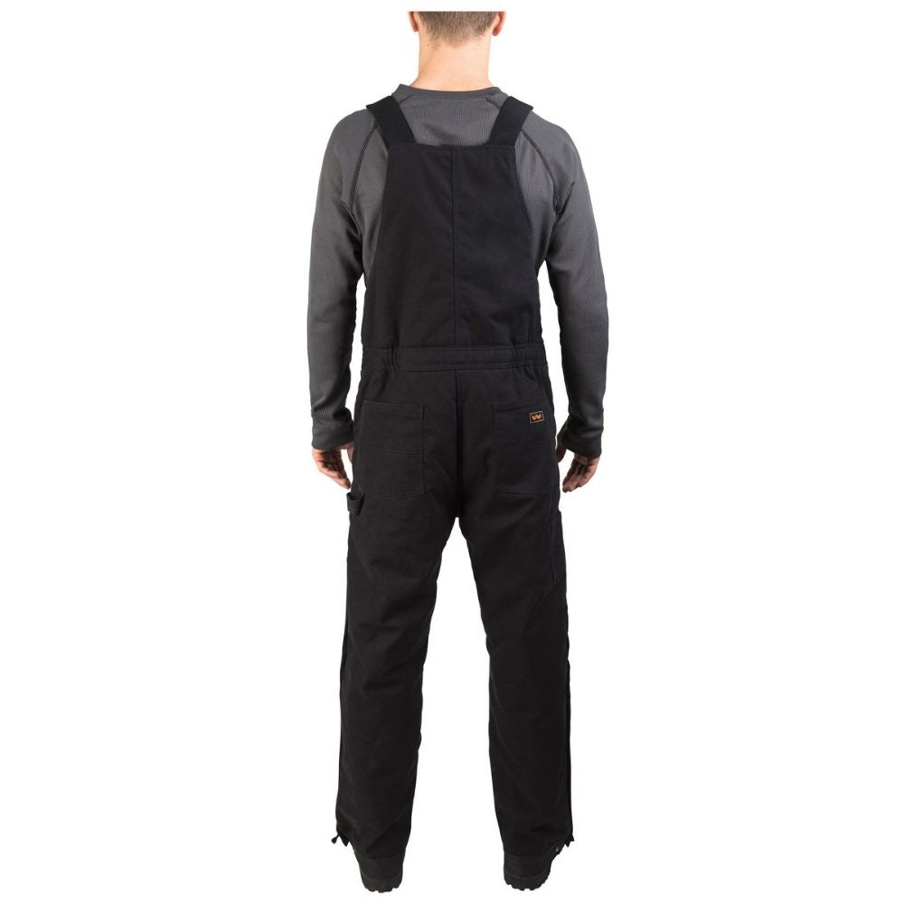 Walls Frost DWR Insulated Duck Work Bib Overall - Black YB717
