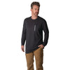 Walls Heavy Lifter Men's Long Sleeve Work Shirt  YL879 - Dark Charcoal