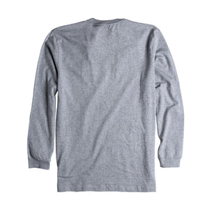 Walls Heavy Lifter Men's Long Sleeve Work Shirt  YL879 - Heather Grey
