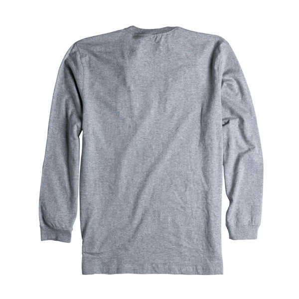 Walls Heavy Lifter Men's Long Sleeve Work Shirt  YL879 - Heather Grey
