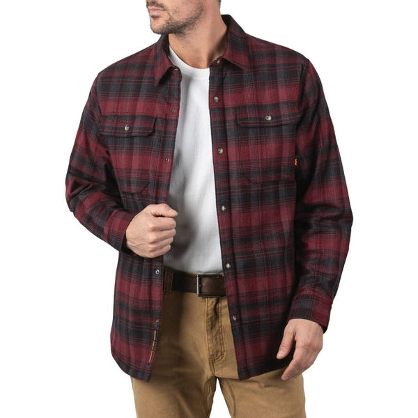 Buy SCODI Men's Flannel Shirt Jacket Fleece Lined Plaid Coat Full Zip Up  Hoodie Winter Outwear Online at desertcartINDIA