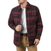 Walls Lone Oak Sherpa Lined Stretch Flannel Shirt Jacket YJ933 - Red
