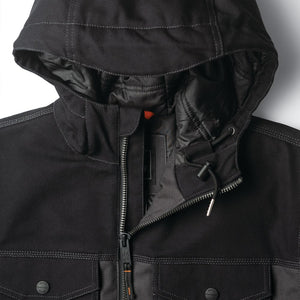 Walls Men's Edgewood Waterproof Duck Insulated Work Coat - Black YC12