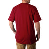 Walls Men's Grit Heavyweight Short Sleeve Work Shirt - Red