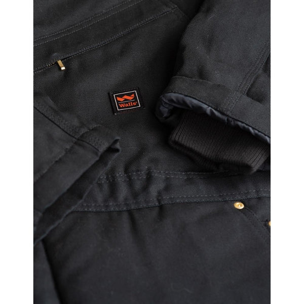 Walls Plano Insulated Duck Work Coverall - Black YV31