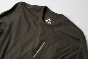 Walls Heavy Lifter Men's Long Sleeve Work Shirt  YL879 - Black