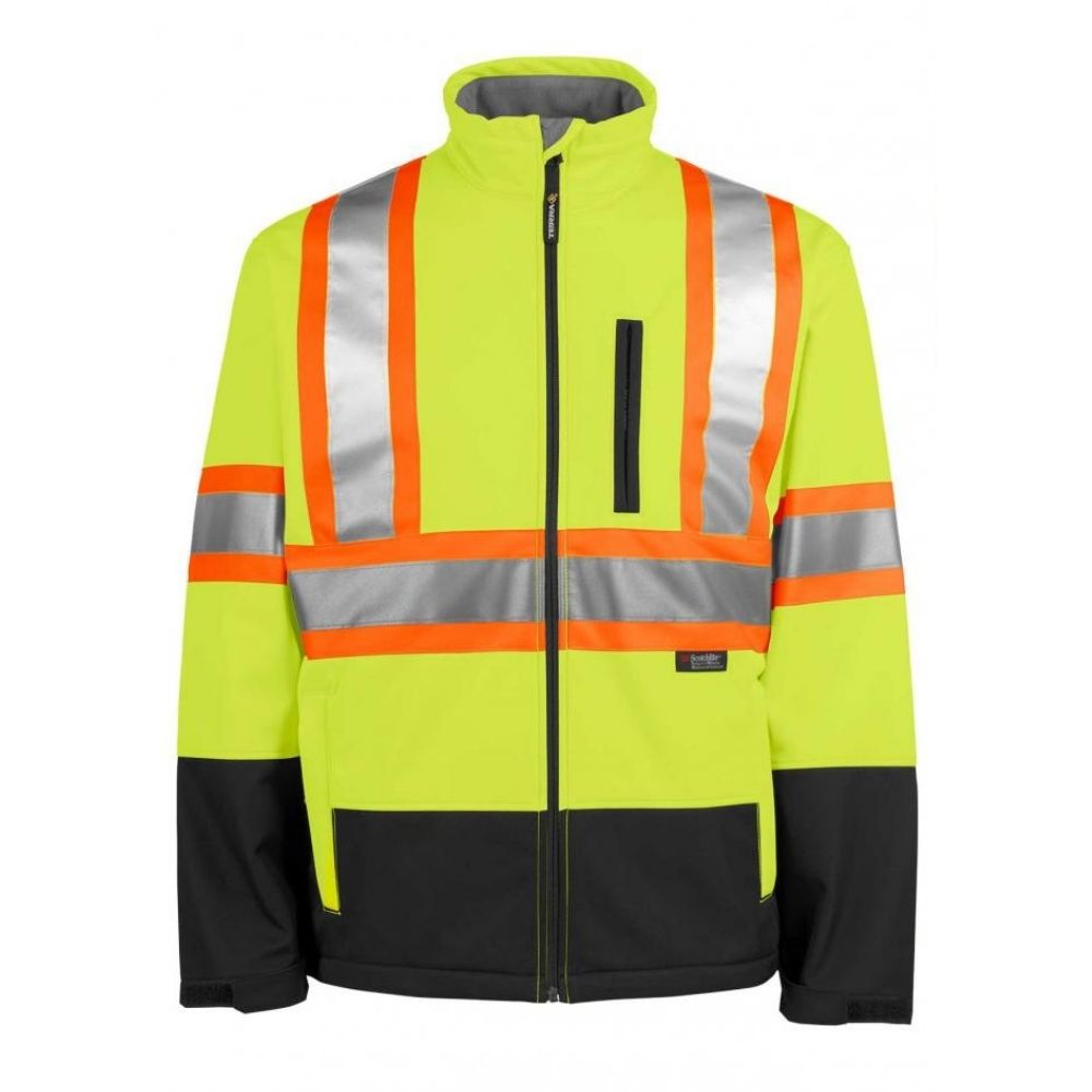 Terra Women's Hi Vis Softshell Jacket 116516WYL - Yellow