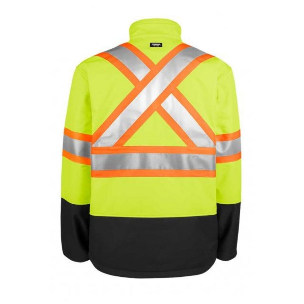 Terra Women's Hi Vis Softshell Jacket 116516WYL - Yellow