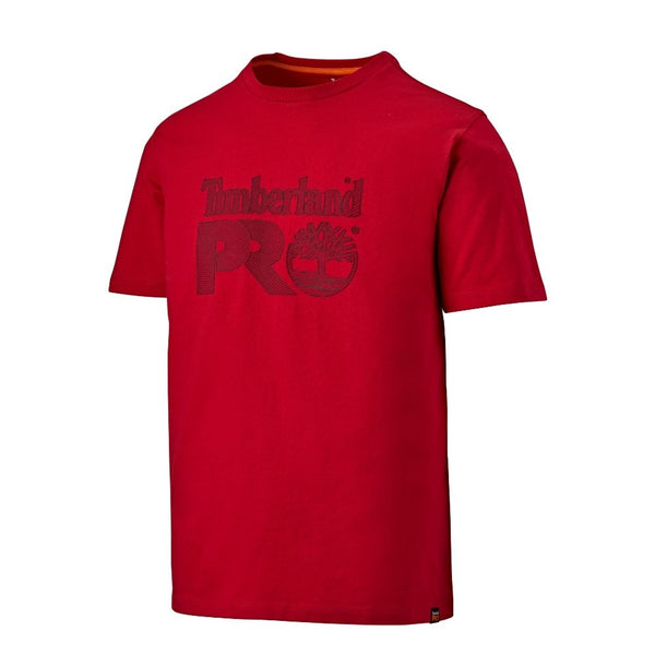 Timberland PRO® Men's Short-Sleeve Textured Graphic Work T-Shirt - Red