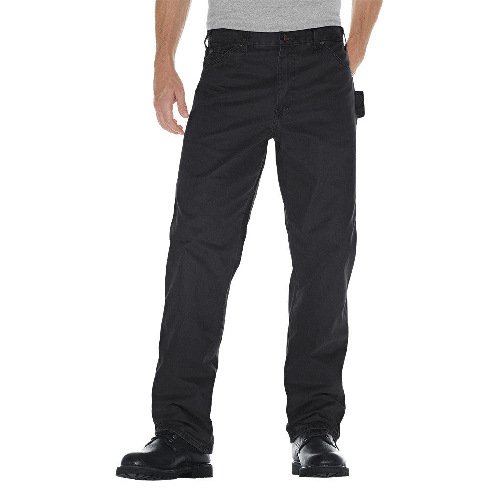Dickies Sanded Duck Carpenter Work Safety Pant - black