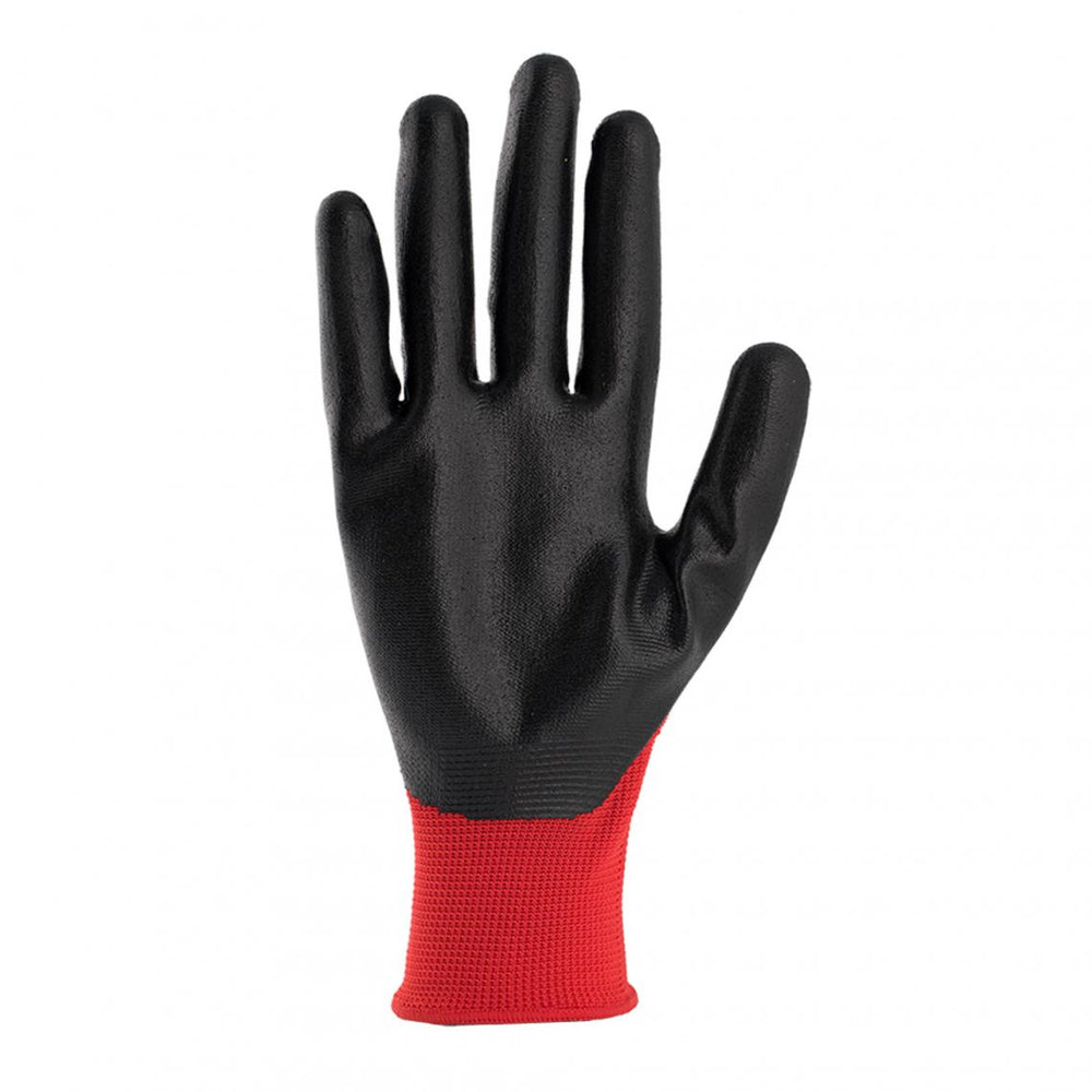 Worktuff Polyester Nitrile Coated Gloves 751185 - Red 10 Pair Pack